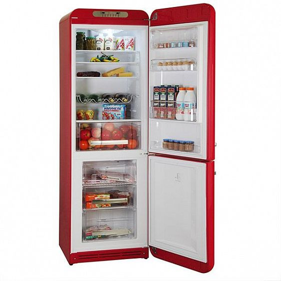 Холодильник SMEG fab32rrn1 купить с доставкой по Москве и Московской области в интернет-магазине ЕвроТехно