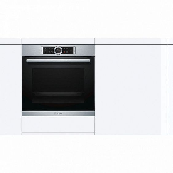 Электрический духовой шкаф BOSCH hbg 633 ns1 купить с доставкой по Москве и Московской области в интернет-магазине ЕвроТехно