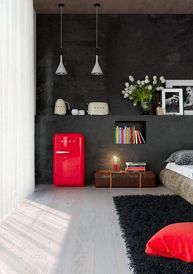 Холодильник SMEG fab10rr купить с доставкой по Москве и Московской области в интернет-магазине ЕвроТехно