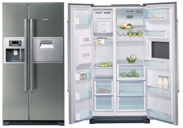 Холодильник side-by-side BOSCH kan 60a45 купить с доставкой по Москве и Московской области в интернет-магазине ЕвроТехно