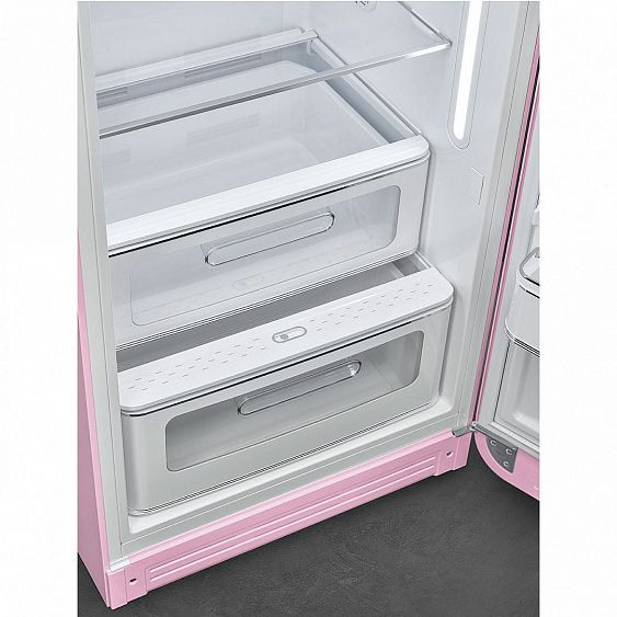 Холодильник SMEG FAB28RPK5 купить с доставкой по Москве и Московской области в интернет-магазине ЕвроТехно