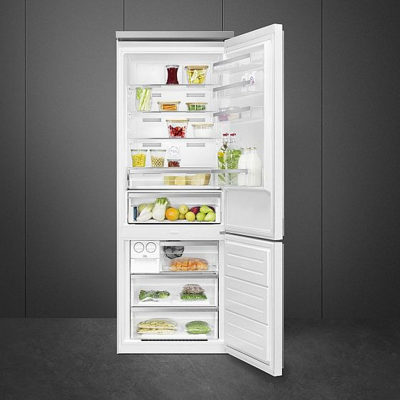 Холодильник SMEG FA490RWH купить с доставкой по Москве и Московской области в интернет-магазине ЕвроТехно