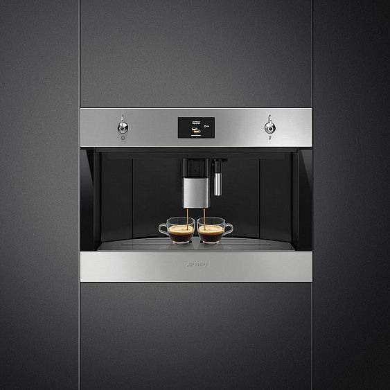Встраиваемая кофемашина SMEG CMS4303X купить с доставкой по Москве и Московской области в интернет-магазине ЕвроТехно