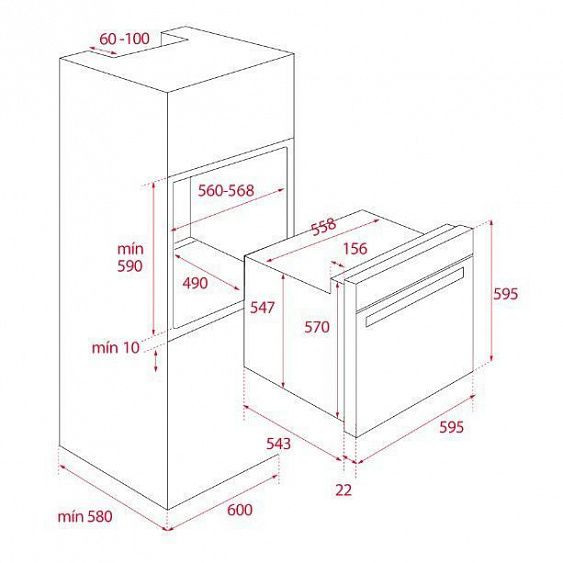 Духовой шкаф TEKA HSB 740 G SS (111040001) купить с доставкой по Москве и Московской области в интернет-магазине ЕвроТехно