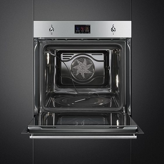 Духовой шкаф SMEG SF6303TPX купить с доставкой по Москве и Московской области в интернет-магазине ЕвроТехно