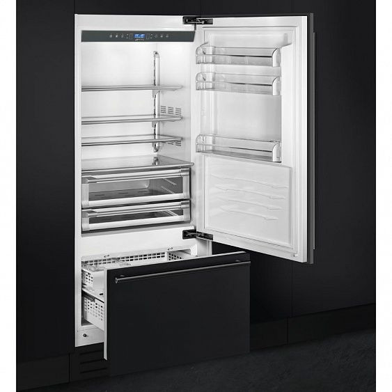 Холодильник SMEG RI96RSI купить с доставкой по Москве и Московской области в интернет-магазине ЕвроТехно