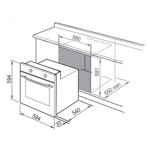 Газовый духовой шкаф DELONGHI cggba 4 купить с доставкой по Москве и Московской области в интернет-магазине ЕвроТехно