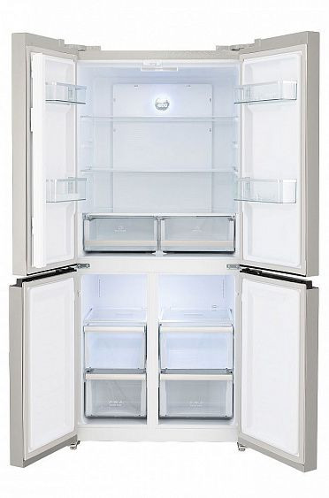 Холодильник HIBERG RFQ-490DX NFH inverter купить с доставкой по Москве и Московской области в интернет-магазине ЕвроТехно