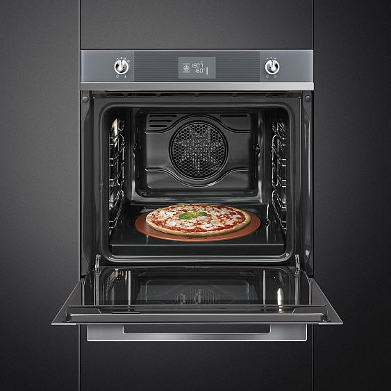 Духовой шкаф электрический SMEG SF6102PZS купить с доставкой по Москве и Московской области в интернет-магазине ЕвроТехно
