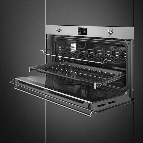 Духовой шкаф SMEG SFPR9395X купить с доставкой по Москве и Московской области в интернет-магазине ЕвроТехно