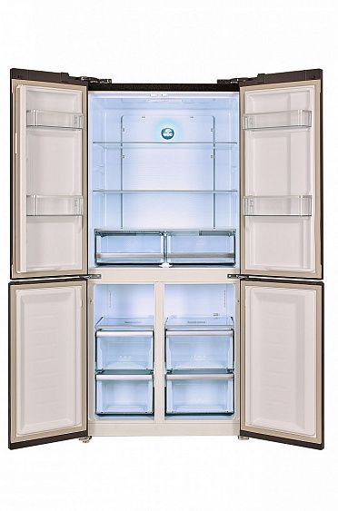 Холодильник HIBERG RFQ-490DX NFGQ inverter купить с доставкой по Москве и Московской области в интернет-магазине ЕвроТехно