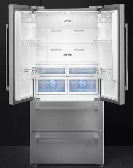 Холодильник Side-by-Side SMEG FQ55FXE1 купить с доставкой по Москве и Московской области в интернет-магазине ЕвроТехно