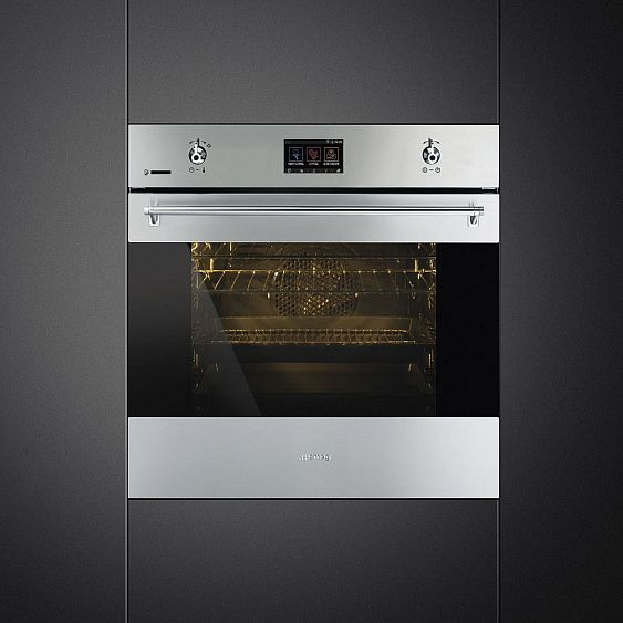 Духовой шкаф SMEG SFP6303WTPX купить с доставкой по Москве и Московской области в интернет-магазине ЕвроТехно