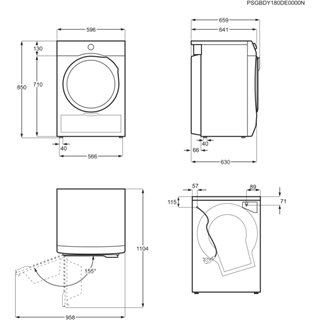 Сушильная машина Electrolux EW6C428WP купить с доставкой по Москве и Московской области в интернет-магазине ЕвроТехно
