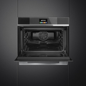 Духовой шкаф электрический компактный SMEG SF4104MCN купить с доставкой по Москве и Московской области в интернет-магазине ЕвроТехно