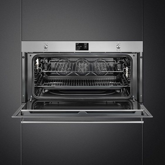 Духовой шкаф SMEG SFPR9395X купить с доставкой по Москве и Московской области в интернет-магазине ЕвроТехно