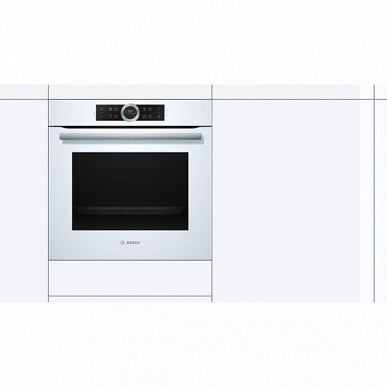 Духовой шкаф Bosch HBG6750W1 купить с доставкой по Москве и Московской области в интернет-магазине ЕвроТехно
