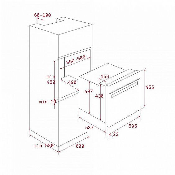 Духовой шкаф TEKA HLC 8400 LONDON BRICK (111130006) купить с доставкой по Москве и Московской области в интернет-магазине ЕвроТехно