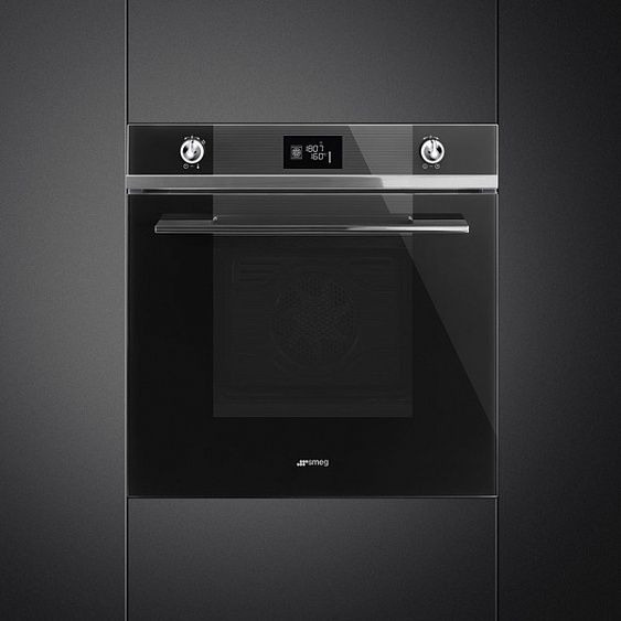 Духовой шкаф электрический SMEG SF6102TVN купить с доставкой по Москве и Московской области в интернет-магазине ЕвроТехно