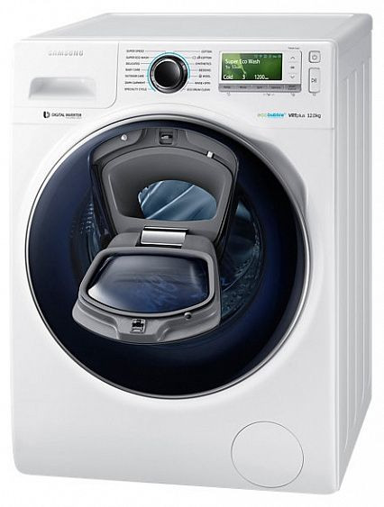 Стиральная машина SAMSUNG WW12K8412OW купить с доставкой по Москве и Московской области в интернет-магазине ЕвроТехно