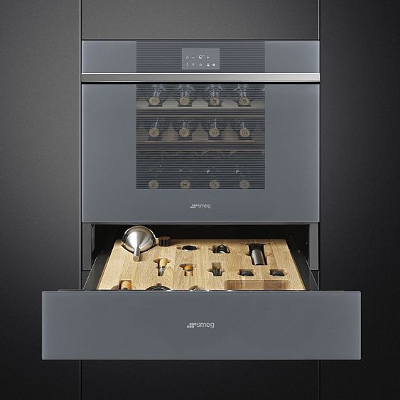 Ящик сомелье SMEG CPS115S купить с доставкой по Москве и Московской области в интернет-магазине ЕвроТехно