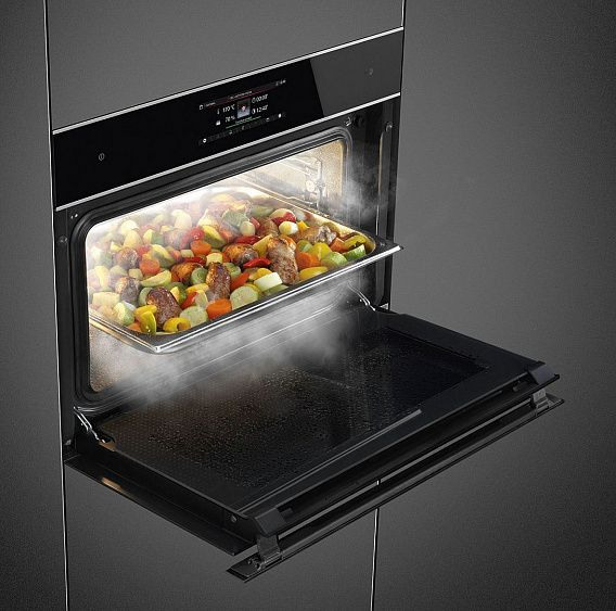 Духовой шкаф SMEG SF4606WVCPNX купить с доставкой по Москве и Московской области в интернет-магазине ЕвроТехно