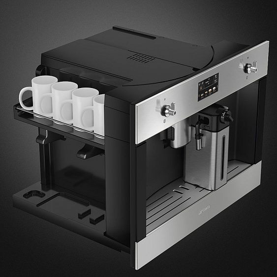Встраиваемая кофемашина SMEG CMS4303X купить с доставкой по Москве и Московской области в интернет-магазине ЕвроТехно
