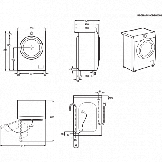 Стиральная машина Electrolux EW6S4R06BX купить с доставкой по Москве и Московской области в интернет-магазине ЕвроТехно