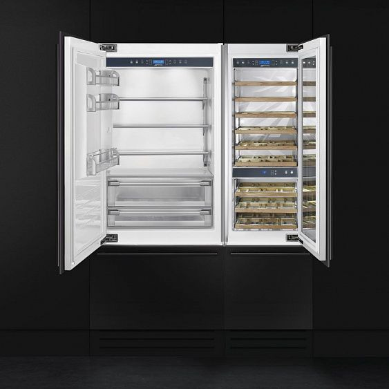 Холодильник SMEG RI96LSI купить с доставкой по Москве и Московской области в интернет-магазине ЕвроТехно