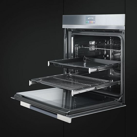 Электрический духовой шкаф SMEG SFP140E купить с доставкой по Москве и Московской области в интернет-магазине ЕвроТехно