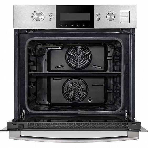 Духовой шкаф Samsung Dual Cook BQ1VD6T244 нержавеющая сталь купить с доставкой по Москве и Московской области в интернет-магазине ЕвроТехно