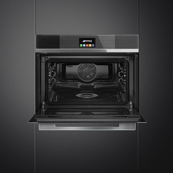 Духовой шкаф электрический компактный SMEG SF4104VCN купить с доставкой по Москве и Московской области в интернет-магазине ЕвроТехно