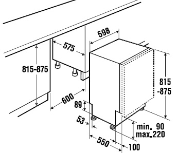 Посудомоечная машина KUPPERSBUSCH IGV 6405.0 (полностью интегрируемая) купить с доставкой по Москве и Московской области в интернет-магазине ЕвроТехно