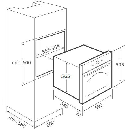 Электрический духовой шкаф TEKA HR 650 AG B стеклянный графит/бронза 41562113 купить с доставкой по Москве и Московской области в интернет-магазине ЕвроТехно