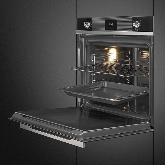 Духовой шкаф SMEG SF6100VN1 купить с доставкой по Москве и Московской области в интернет-магазине ЕвроТехно