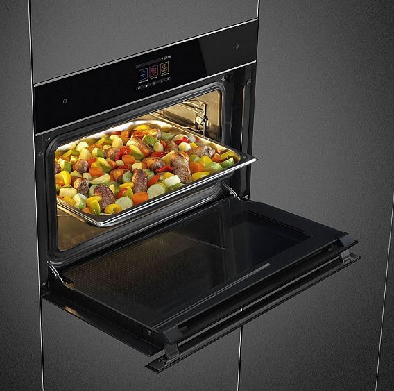 Духовой шкаф SMEG SF4604WVCPNX купить с доставкой по Москве и Московской области в интернет-магазине ЕвроТехно