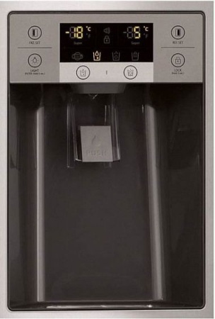 Холодильник side-by-side AEG s 56090 xns1 купить с доставкой по Москве и Московской области в интернет-магазине ЕвроТехно