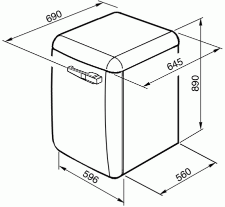 Стиральная машина Smeg LBB14WH-2 купить с доставкой по Москве и Московской области в интернет-магазине ЕвроТехно