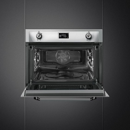 Духовой шкаф SMEG SF4920MCX1 купить с доставкой по Москве и Московской области в интернет-магазине ЕвроТехно