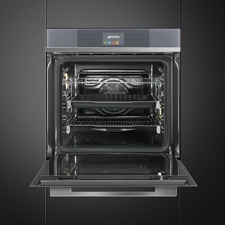 Электрический духовой шкаф Smeg SFP 6104 STS купить с доставкой по Москве и Московской области в интернет-магазине ЕвроТехно