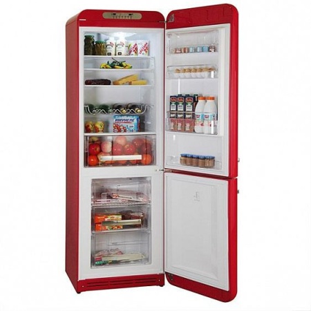 Холодильник SMEG fab32rrn1 купить с доставкой по Москве и Московской области в интернет-магазине ЕвроТехно