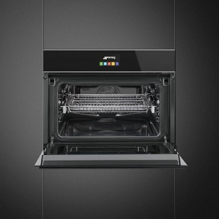 Компактный духовой шкаф Smeg SF4604MCNX купить с доставкой по Москве и Московской области в интернет-магазине ЕвроТехно