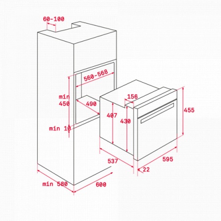 Духовой шкаф TEKA HLC 8400 NIGHT RIVER BLACK (111130003) купить с доставкой по Москве и Московской области в интернет-магазине ЕвроТехно