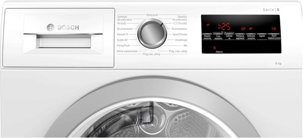 Сушильная машина BOSCH WTG86401PL купить с доставкой по Москве и Московской области в интернет-магазине ЕвроТехно