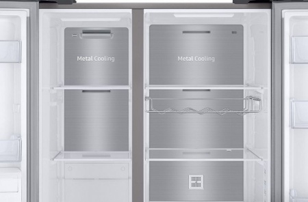 Холодильник Samsung RS63R5591SL нержавеющая сталь купить с доставкой по Москве и Московской области в интернет-магазине ЕвроТехно