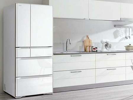Холодильник  HITACHI R-G 690 GU XW (Crystal White) купить с доставкой по Москве и Московской области в интернет-магазине ЕвроТехно