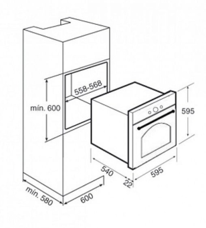 Духовой шкаф TEKA HR 550 VANILLA OB (41561017) купить с доставкой по Москве и Московской области в интернет-магазине ЕвроТехно
