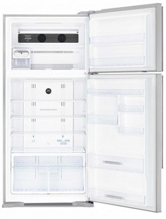 Холодильник HITACHI R-VG662 PU3 GPW белое стекло купить с доставкой по Москве и Московской области в интернет-магазине ЕвроТехно