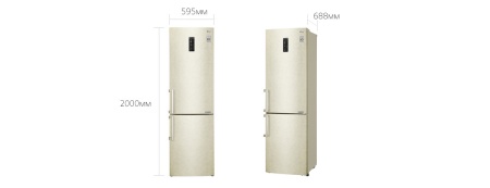 Холодильник LG GA-M599 ZEQZ купить с доставкой по Москве и Московской области в интернет-магазине ЕвроТехно