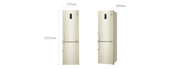 Холодильник LG GA-M599 ZEQZ купить с доставкой по Москве и Московской области в интернет-магазине ЕвроТехно